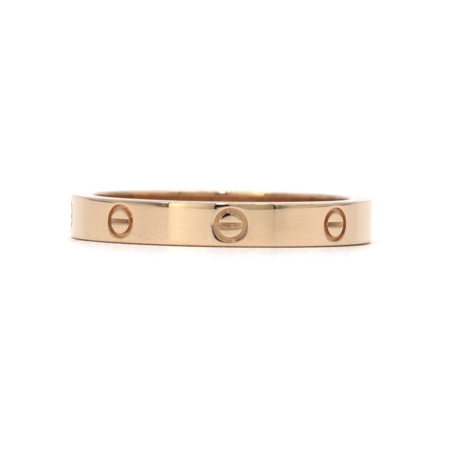 Cartier Love Ring Set Rose Gold, Ceramic, Diamond Ring - Image 4