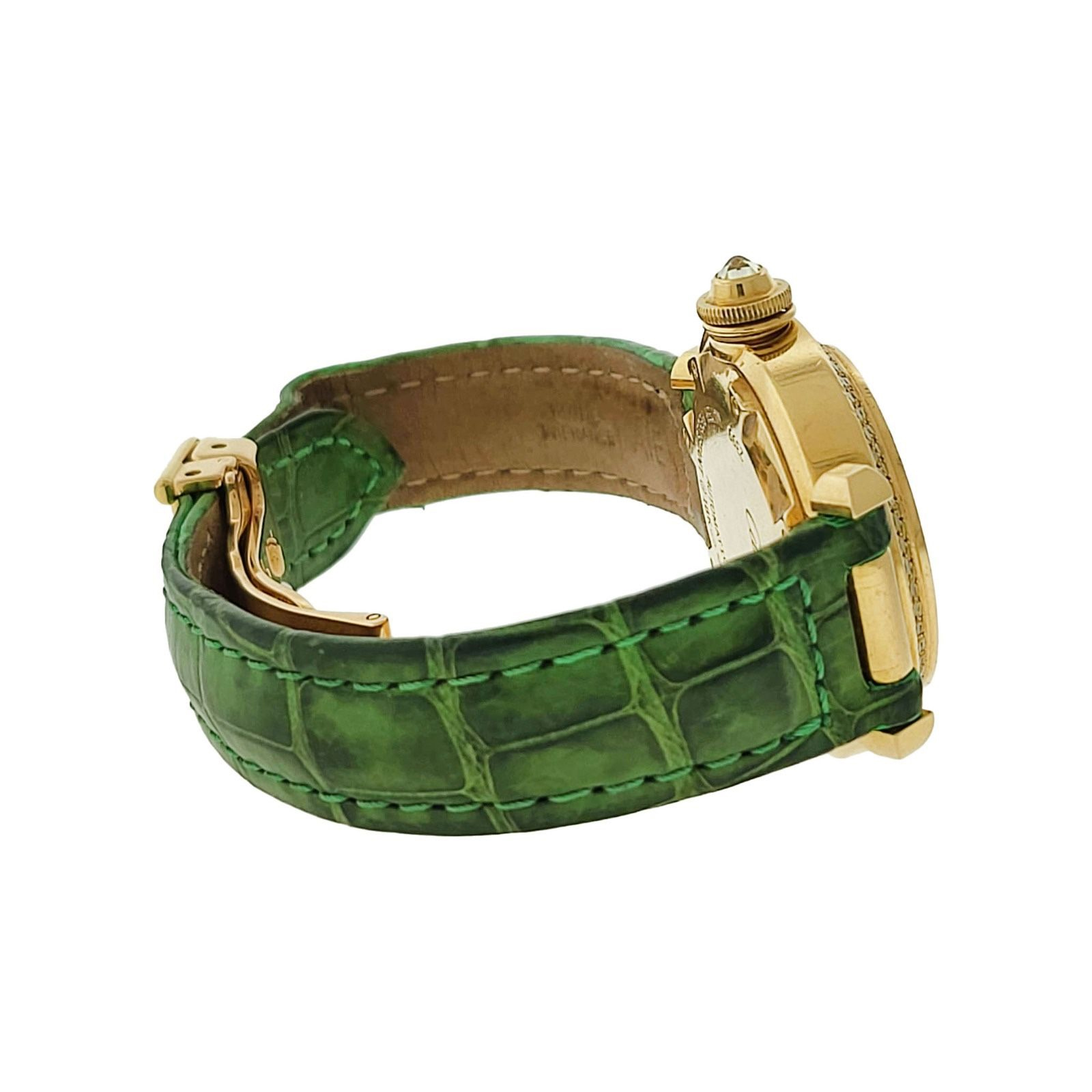 Cartier Pasha 32mm 18k Yellow Gold Fancy Yellow Diamonds - Image 3