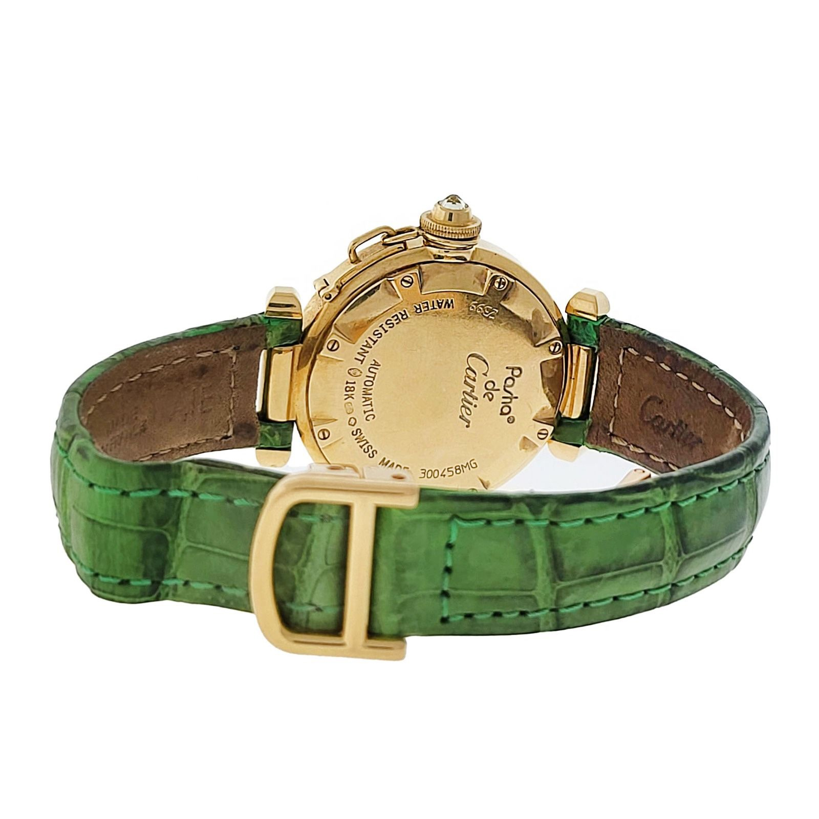 Cartier Pasha 32mm 18k Yellow Gold Fancy Yellow Diamonds - Image 4