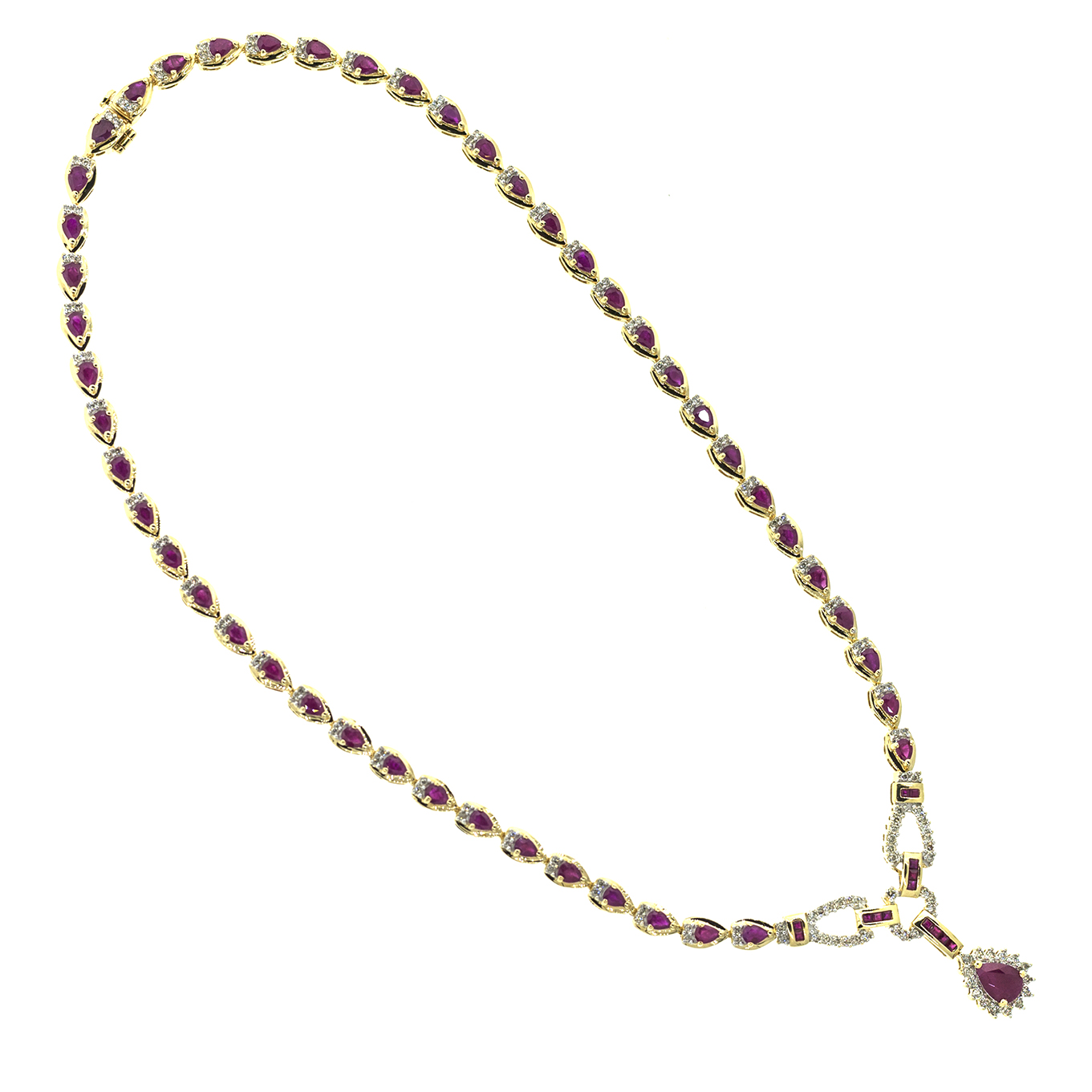 RUBY AND DIAMOND NECKLACE - Image 5