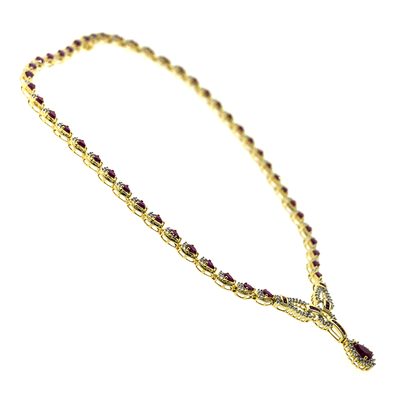 RUBY AND DIAMOND NECKLACE - Image 2
