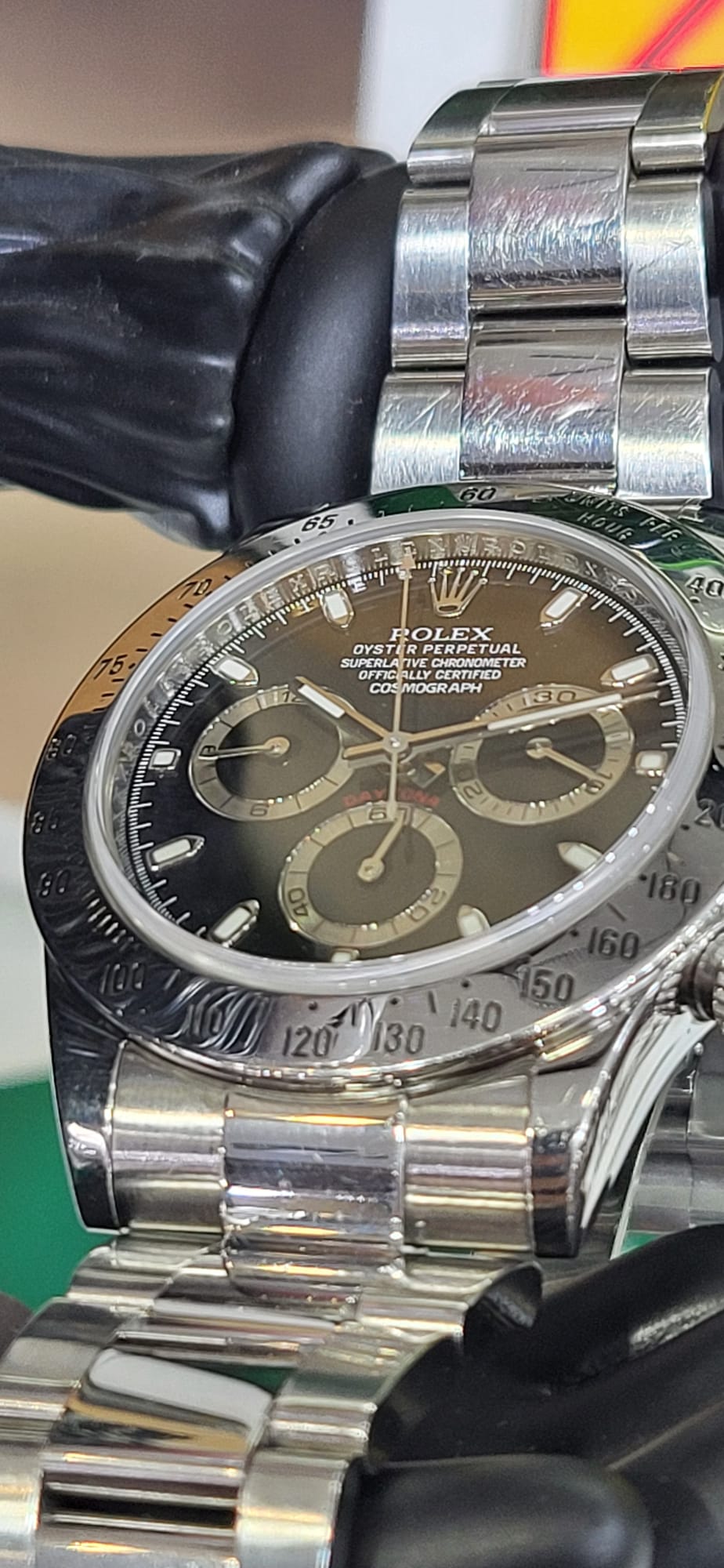Rolex Daytona 40 mm Black Dial 116520 Stainless Steel - Image 5